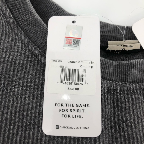 NEW! University of North Carolina at Charlotte 49ers Corded Crew Sweatshirt - Picture 3 of 5